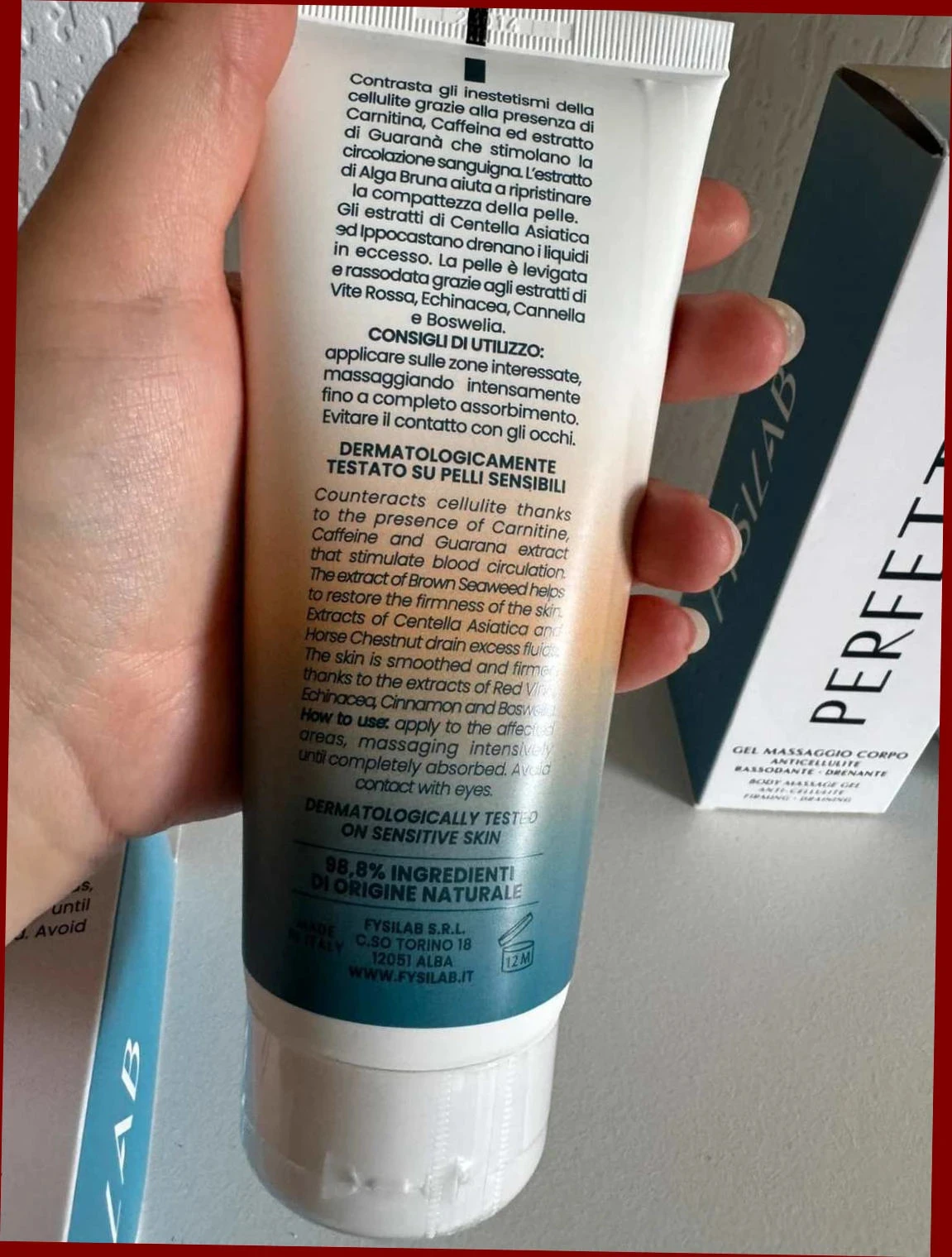 Lote de Cremes Encorpados Anticelulite Fyslab Perfetta – Ideal para preparar o verão! 🌞 – photo 4